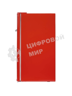 Холодильник Ascoli ADFRR90 красный однокамерный 85/15л морозилка сверху