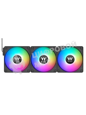 Вентилятор для корпуса Thermaltake CT140 EX Sync Reverse ARGB 140х140x25 черный 4-pin 32.8дБ (упак.:3шт) (CL-F193-PL14SW-A) Ret