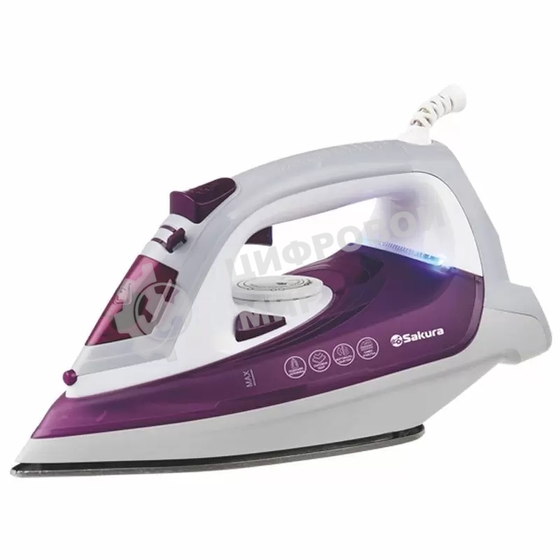 Утюг Sakura SA-3060CWP 2400 Вт керамическая подошва