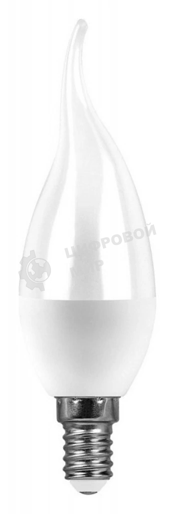 Лампа светодиодная SAFFIT SBC3711 (55134) 11W 230V E14 4000K свеча на ветру