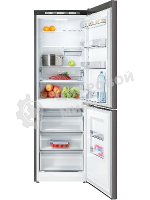 Холодильник Atlant XM 6623-159 черный металлик двухкамерный 182/159л морозилка снизу