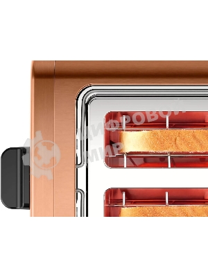 Тостер Bosch TAT4P429 медь, 970 Вт, 2 слота