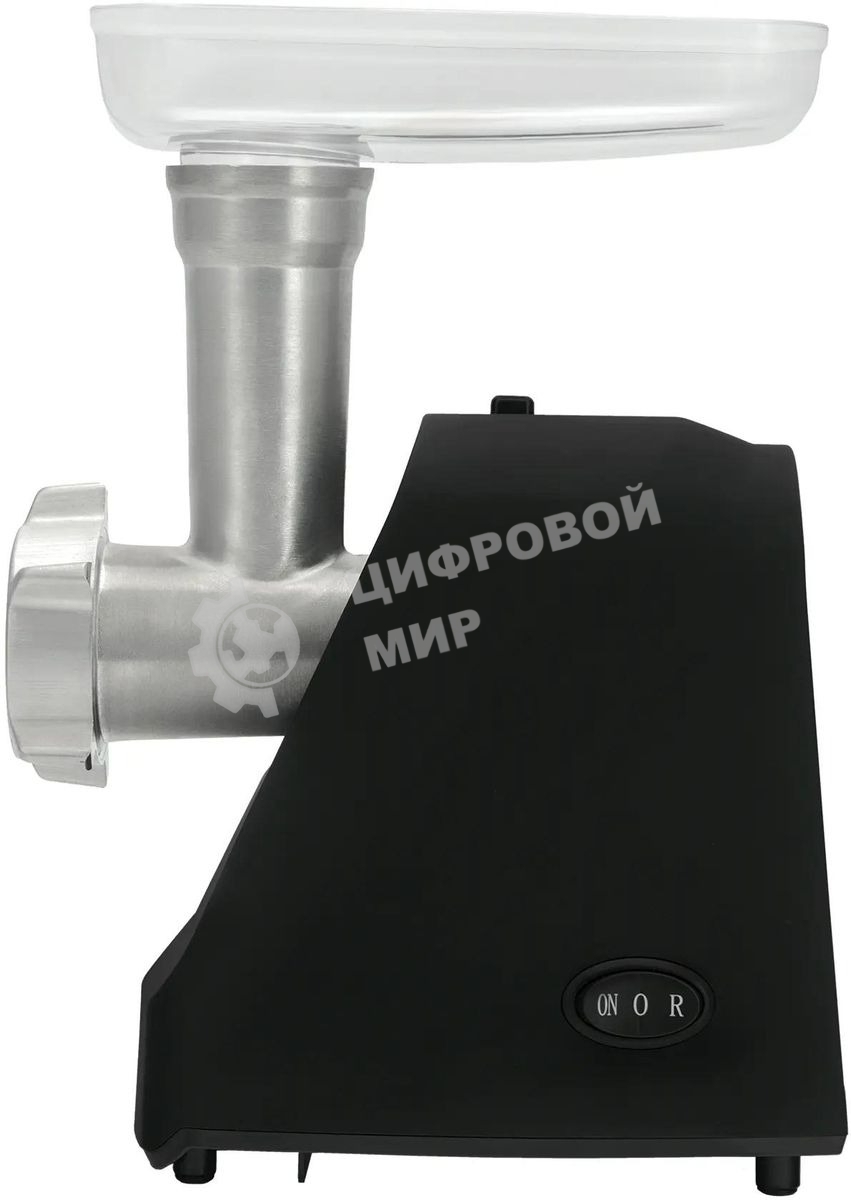 Мясорубка электрическая Polaris PMG 2078 RUS черный, 2000 Вт, 2.5 кг/мин, реверс, защита от перегрузки, насадки - 4