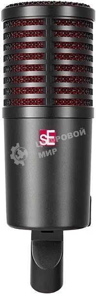 Микрофон динамический sE Electronics DYNACASTER 8 студийный, для стримов и подкастов со встроенным предусилителем DYNAMITE, +48 В, 20 Гц - 19 кГц, кардиоида, в комплекте: резьбовой переходник на микрофонную стойку, стикер логотип sE, ветрозащита