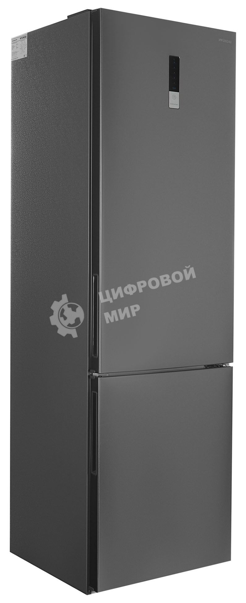 Холодильник Hyundai CC3595FIX нержавеющая сталь двухкамерный 245/115л морозилка снизу