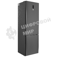 Холодильник Hyundai CC3595FIX нержавеющая сталь двухкамерный 245/115л морозилка снизу