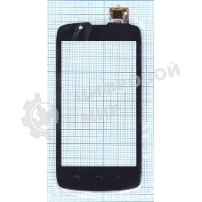 Сенсорное стекло (тачскрин) для Fly IQ4490 Era Nano 4, черное