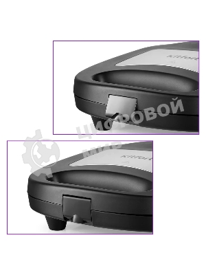 Вафельница Kitfort КТ-1660 700Вт черный