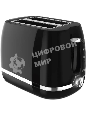 Тостер BQ T1711, 900 Вт, черный