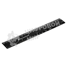 Линейка Silwerhof 160163 пластик дл.20см черный спайка