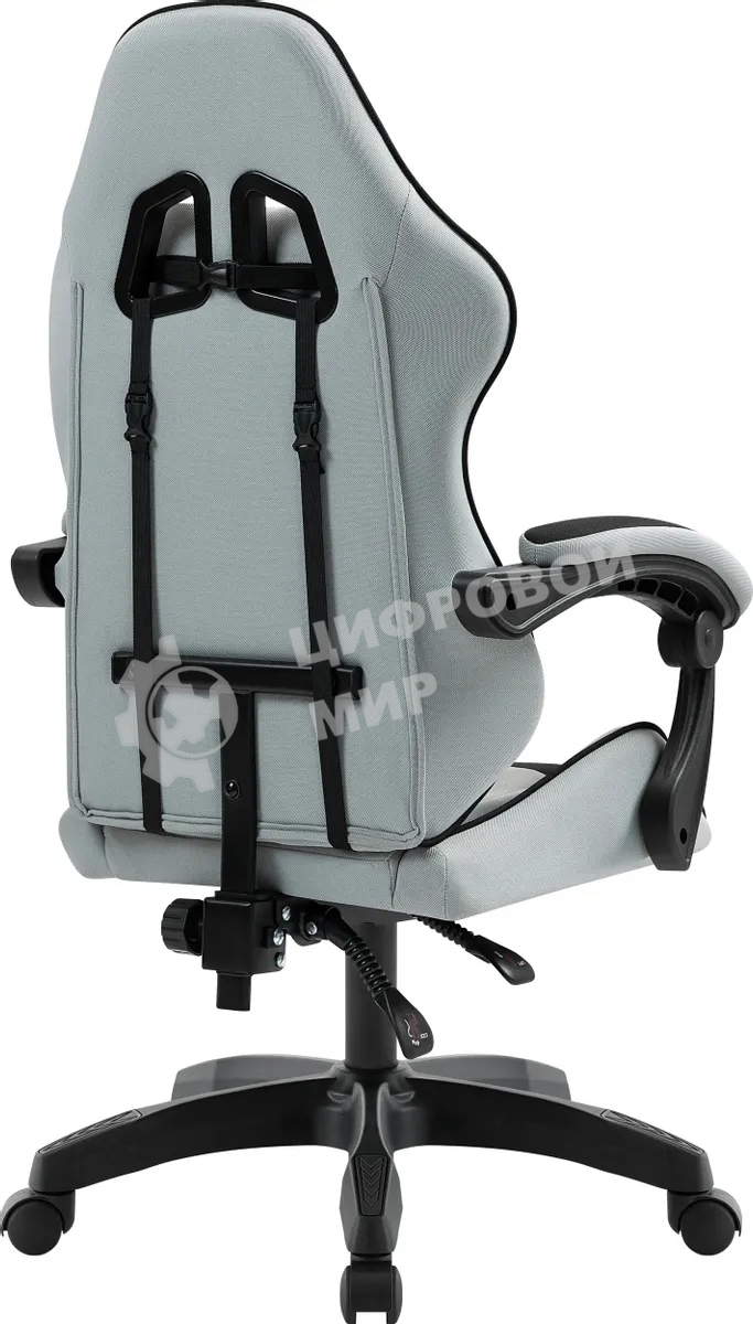 Кресло игровое Defender Savage серый/черн, класс 2, ткань
