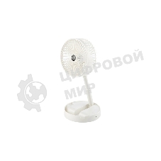 Вентилятор Energy EN-0612 USB белый, настольный, 4,5 Вт, 3 скорости, 15 см, аккумуляторный