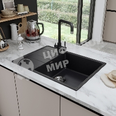 Кухонная мойка Maunfeld Lacrima 700 MFQS-700B черный