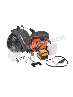 Бензорез PATRIOT DSG 735, 75сс, 4.8 л.с, 350мм