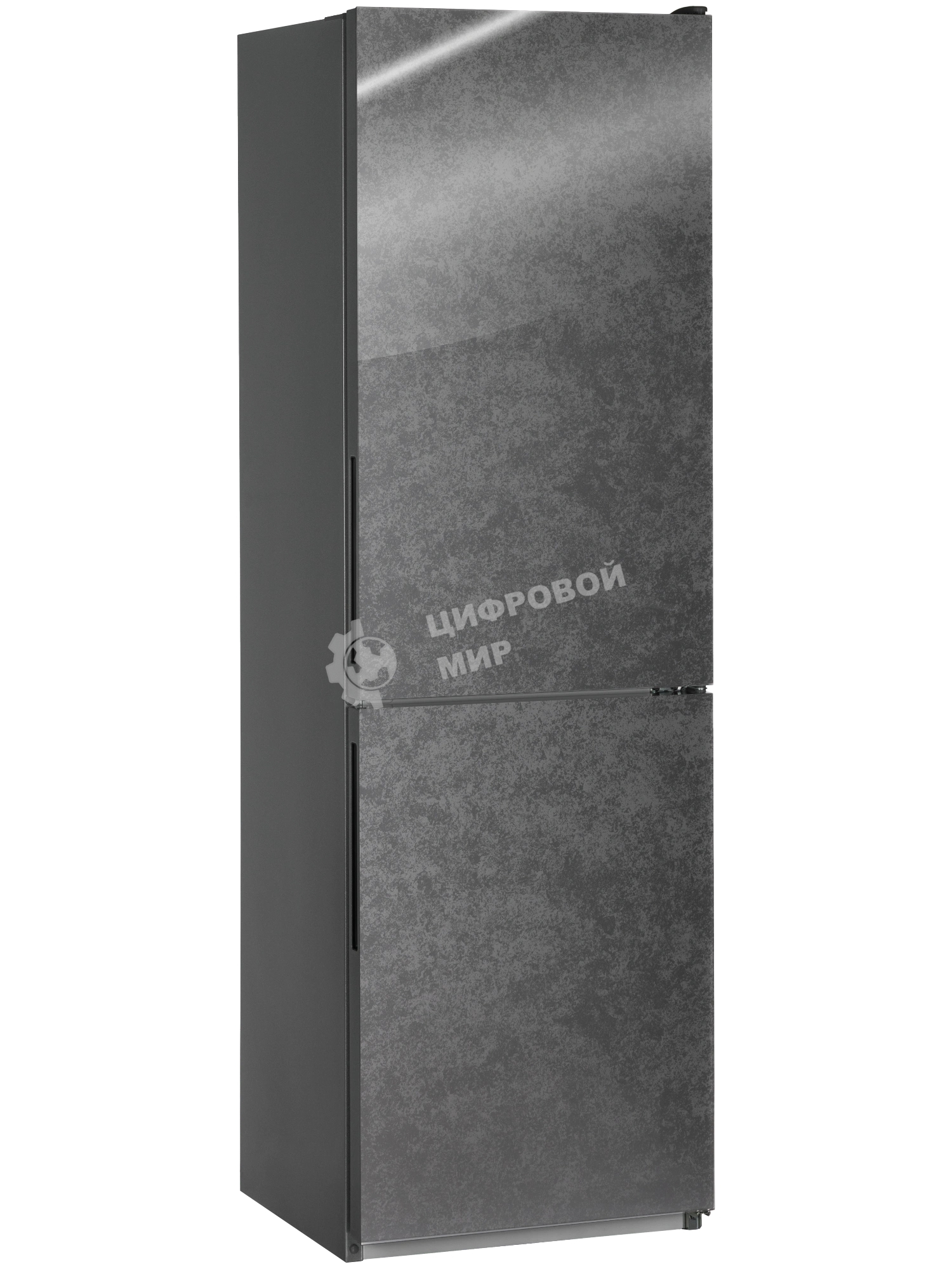 Холодильник Nordfrost NRG 162NF GSS серый мрамор двухкамерный 205/105л морозилка снизу, No Frost