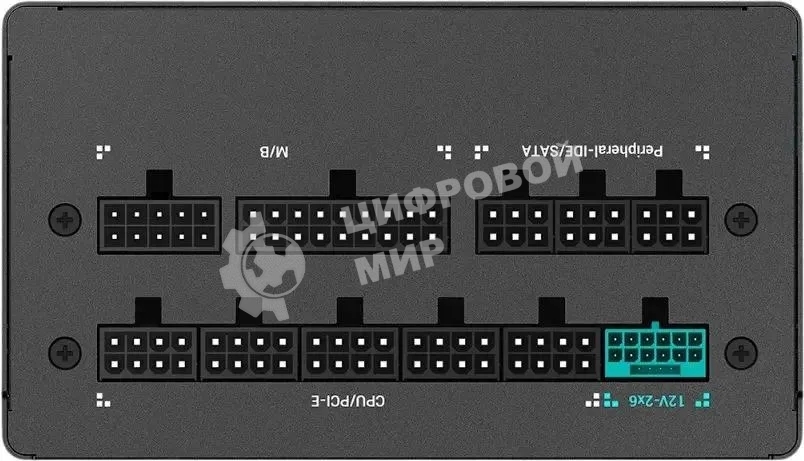 Блок питания Deepcool/GamerStorm PQ650G (ATX 3.1, 650W, Full Cable Management, PWM 120мм fan, 80 PLUS GOLD, Active PFC + Half Bridge + DC/DC, Full Japanese Capasitors, Gen5 PCIe) RET