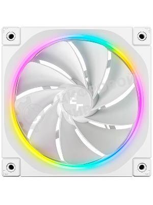 Вентилятор для корпуса Deepcool FL12R Wh Reverse ARGb 120х120x25 белый 4-pin 33.9дБ (R-FL12R-WHAPN1-G)