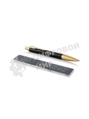 Ручка шариковая Parker IM Premium K323 (CW1931667) Black GT, M, синие чернила, подарочная коробка