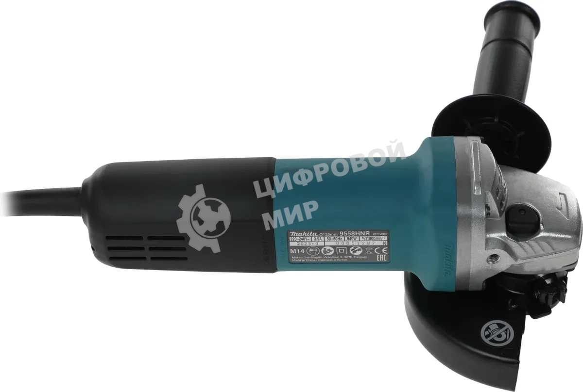 Угловая шлифовальная машина машина Makita 9558HNRZ 840Вт 11000об/мин рез.шпин.:M14 d=125мм