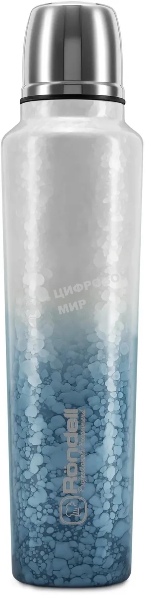 Термос для напитков Rondell Nubes RDS-1970 1 л. серый, картонная коробка