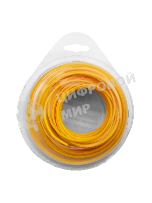 Леска для триммера Denzel квадратная, 2.0мм х 15м, блистер