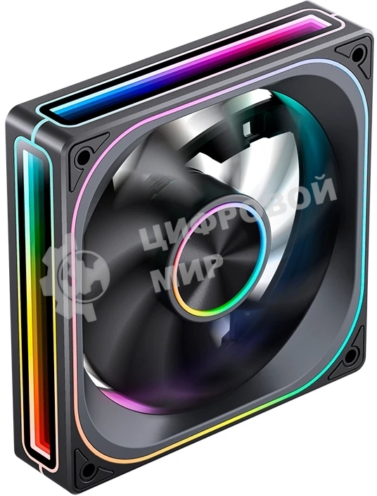 Кулер для корпуса JONSBO ZA-120BR Reverse (120x120x28мм, 4-pin PWM, ARGb, 62.4CFM, 37.3dBA, 2400RPM, черный)