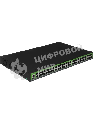 Коммутатор Digma DSP848G-6S+R700, 48×1 Гбит/с + 6×10 Гбит/с SFP+, управляемый