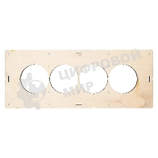 Шаблон для подрозетников EKF Expert sh-d68-4 c 4 отверстиями d 68 мм