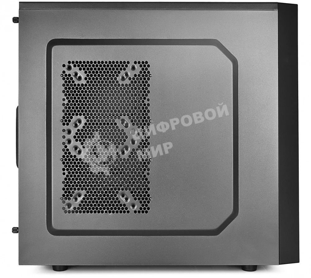 Компьютерный корпус Deepcool TESSERACT BF (one black fan) без БП, черный, ATX