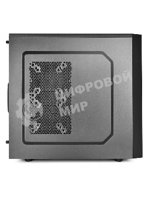 Компьютерный корпус Deepcool TESSERACT BF (one black fan) без БП, черный, ATX