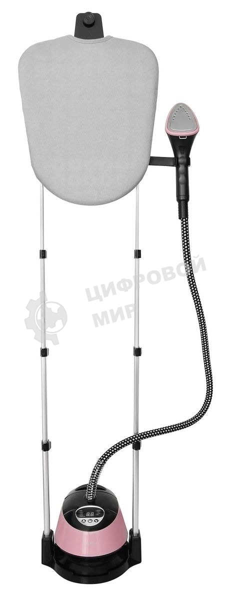 Отпариватель Hyundai H-US02543 розовый/черный, 1800 Вт, 40 г/мин, 1.35 л