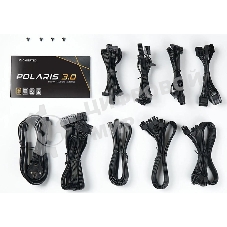 Блок питания Chieftec Polaris 3.0 PPS-1250FC-A3, 1250Вт, 80 PLUS Gold, 135мм, модульный, черный