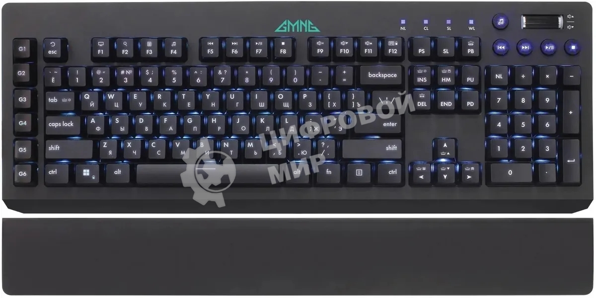 Клавиатура GMNG GG-KB770XP проводная, USB Type-A, чёрный