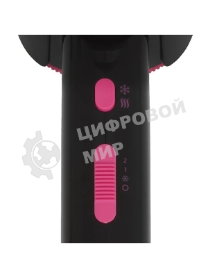 Фен ECON ECO-BH204D черный/розовый, 2000 Вт