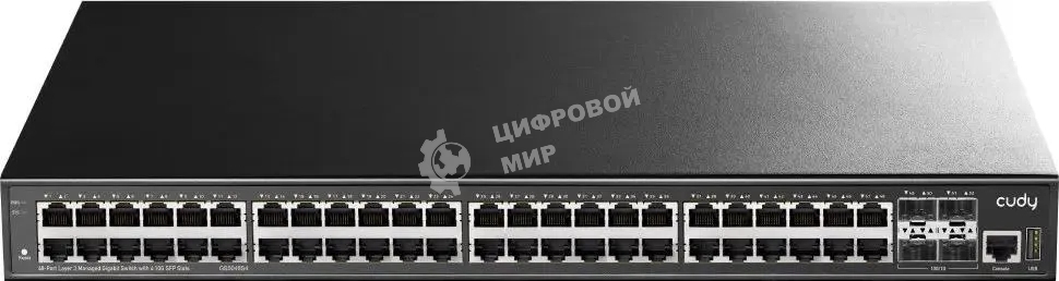 Коммутатор Cudy GS5048S4 (L3) 48x1 Гбит/с 4SFP+ управляемый