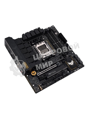 Материнская плата ASUS TUF GAMING B650M-PLUS WIFI, AM5, AMD B650, 4xDDR5, 4xSATA, 2xM.2, 1xPCIe 4.0 x16, 1xPCIe 4.0 x4, 1xDP, 1xHDMI, 1x 2.5Gb LAN, 4xUSB-A 3.2 Gen 2, 1xUSB-A 3.2 Gen 1, 1xUSB-C 3.2 Gen 2x2, 5x3.5 мм, 7.1, mATX