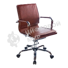 Кресло Бюрократ CH-993-Low/Brown коричневый, экокожа