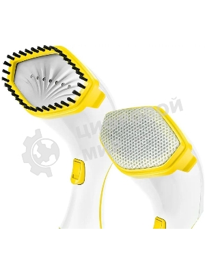 Отпариватель Kitfort КТ-999-4 желтый/белый, 1600 Вт, 20 г/мин, 240 мл