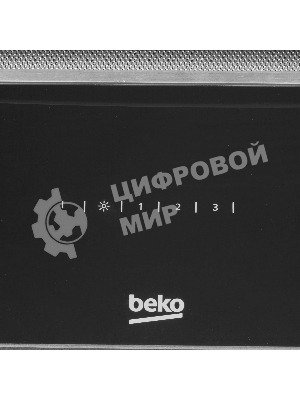 Вытяжка наклонная Beko HCA 62640 B чёрный, 60 см, 537 м³/ч, 48 дБ