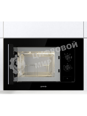 Микроволновая печь Gorenje BM201EG1BG 20 л, 800 Вт, черный (встраиваемая)