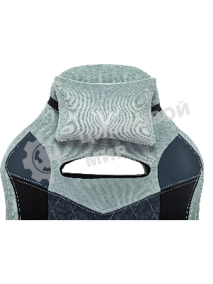 Кресло Бюрократ VIKING 6 KNIGHT BL FABRIC синий, ткань, 120 кг, механизм качания