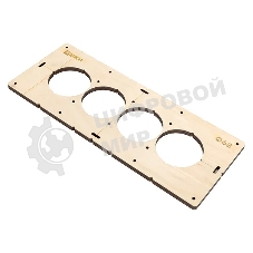 Шаблон для подрозетников EKF Expert sh-d68-4 c 4 отверстиями d 68 мм