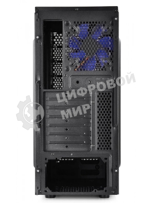 Компьютерный корпус Deepcool TESSERACT BF (one black fan) без БП, черный, ATX