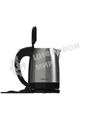 Чайник электрический Maxvi KE1721S silver-black