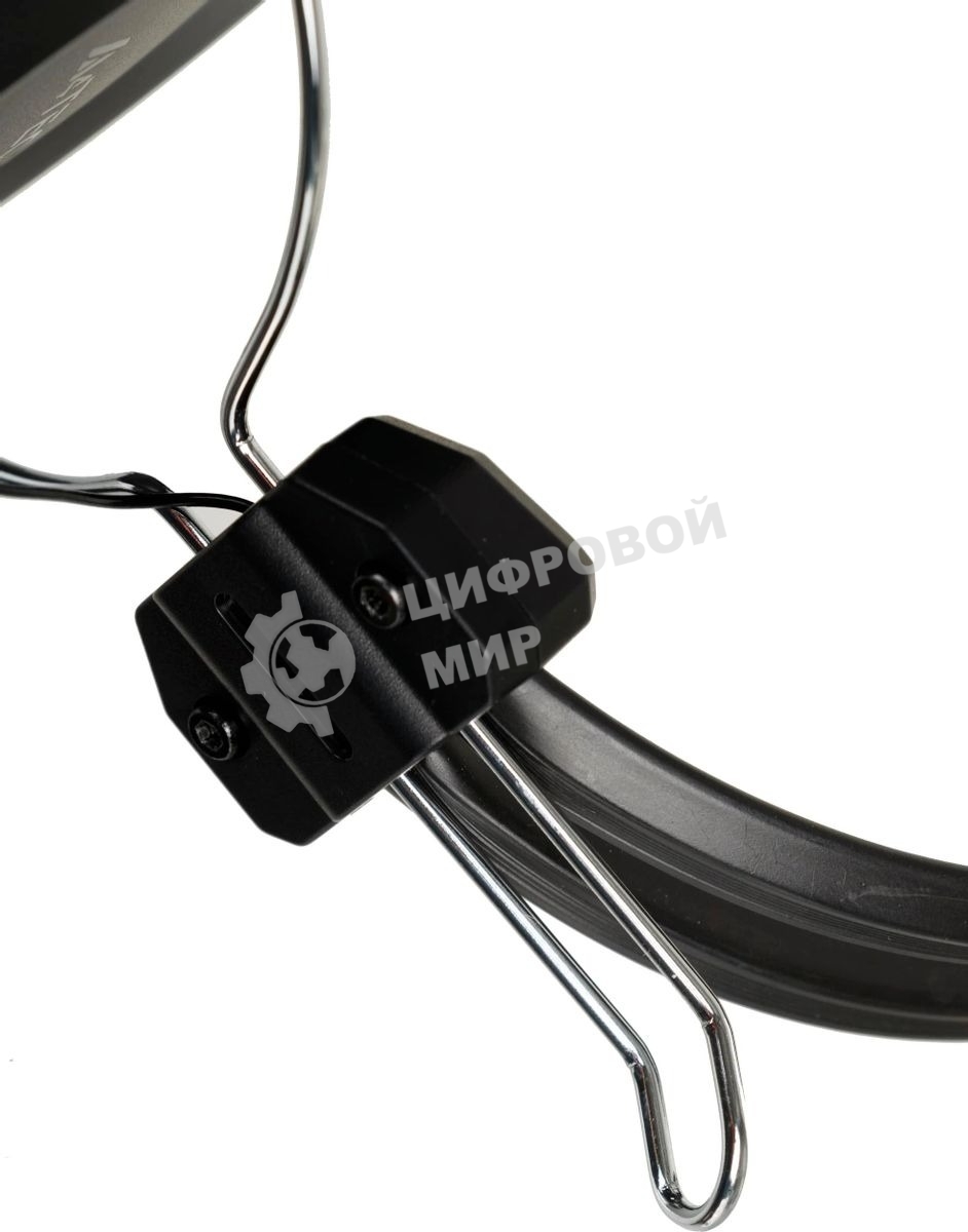 Гарнитура проводная с микрофоном A4Tech HU-35 черный 2м накладные USB оголовье