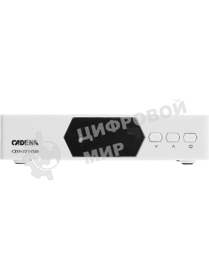 Приставка для цифрового ТВ Cadena CDT-2214SB белый, DVB-T2, DVB-T, HDMI, USB 2.0
