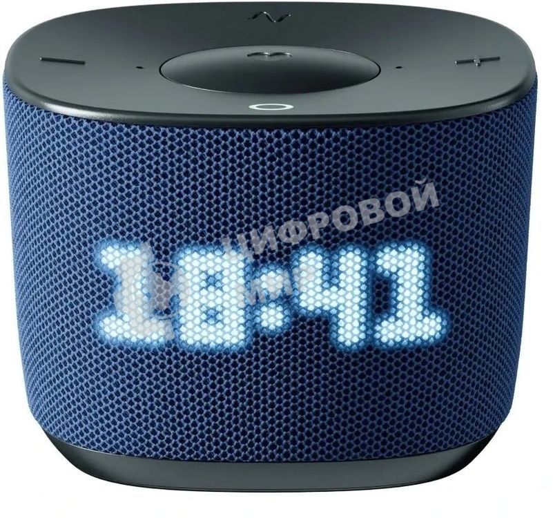 Умная колонка Sber Boom Home, 8Вт, с экраном, 1 динамик, часы, мультирум, TWS, Zigbee хаб, Wi-Fi, Bluetooth 5.0, Zigbee, Салют, морской