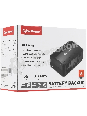 Источник бесперебойного питания CyberPower BU850E/850 ВА/425 Вт/4 х CEE 7 (евророзетка)