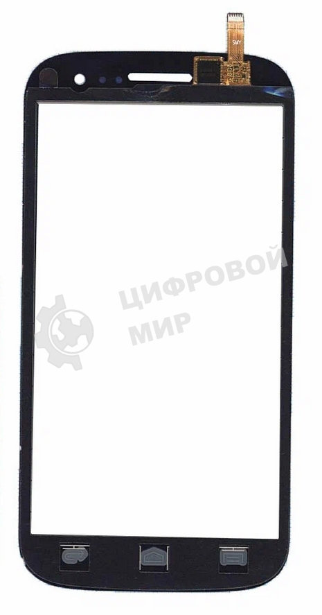 Сенсорное стекло (тачскрин) для Fly IQ451 Quattro Vista, черное