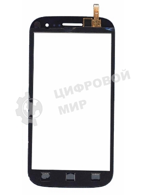 Сенсорное стекло (тачскрин) для Fly IQ451 Quattro Vista, черное